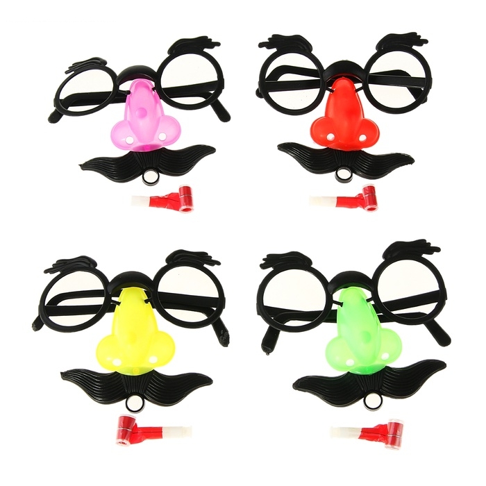 Очки-маска Нос с свистком