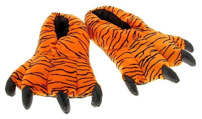 Тапочки - зверушки Лапа рыси, 44 размер