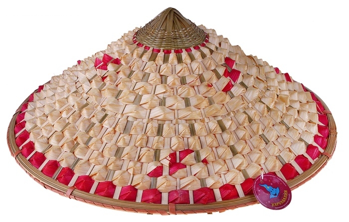 Шляпа соломенная с рисунком