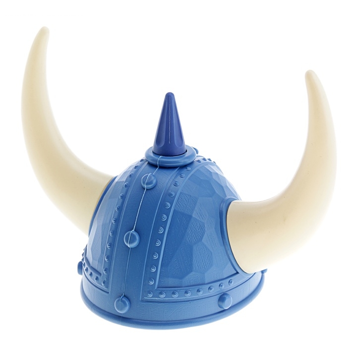 Карнавал шлем с белыми рогами древний век