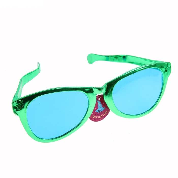 Очки Гигант, с блесками, цвета МИКС