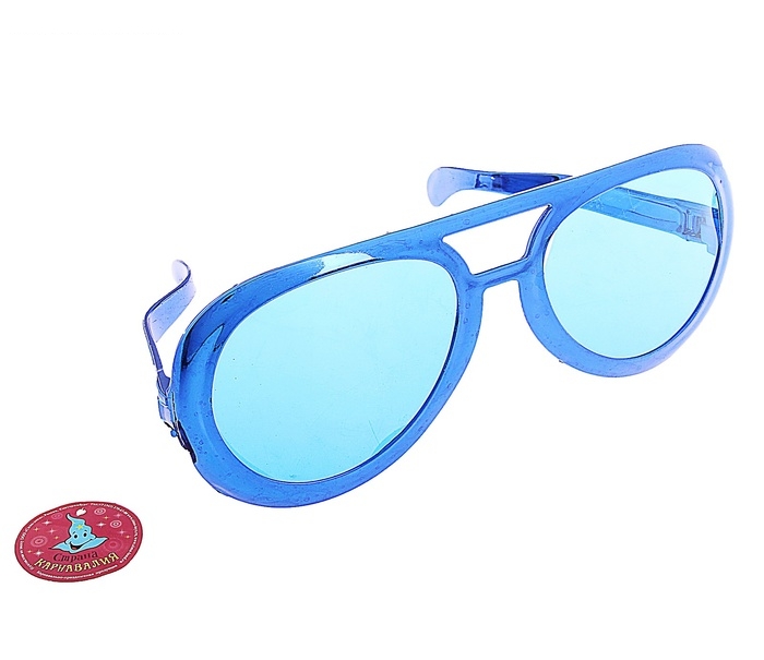 Очки Гигант с блеском, круглые