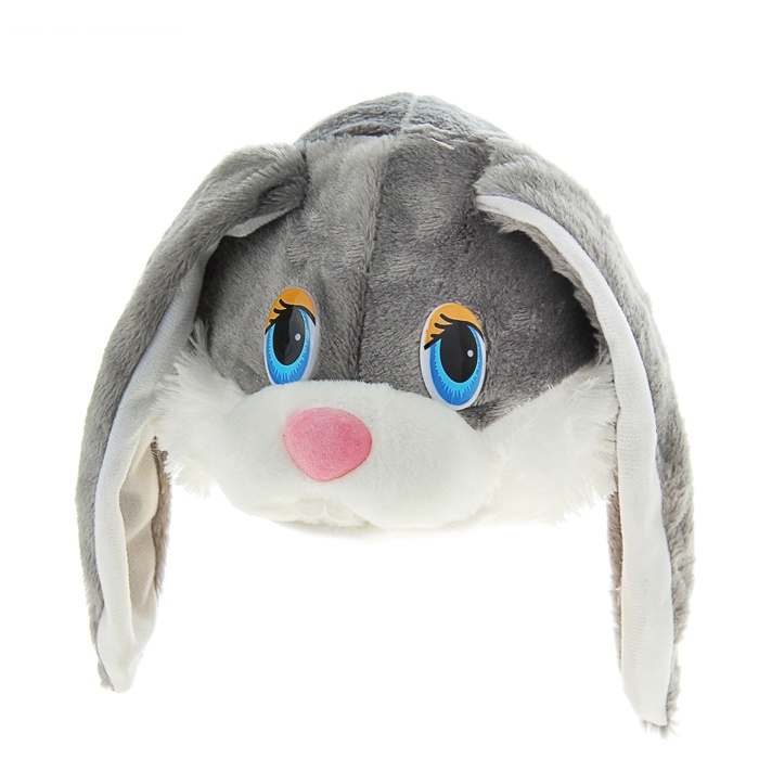 Карнавальная шляпа Заяц серый