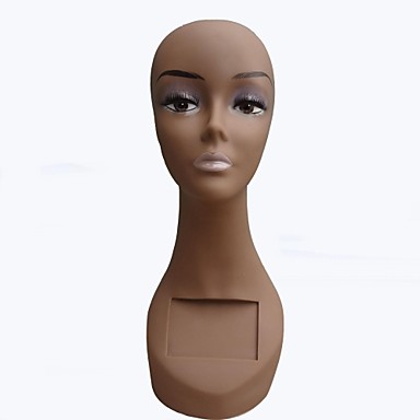 17 \"высокий ПВХ резиновой манекен манекен пенополистирол глава дисплей парик / ожерелье / Cap / шляпа BY17