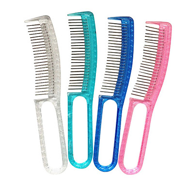Расческа для париков с стальными зубьями (случайный цвет)