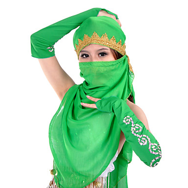 Танцевальная одежда шифон Танец живота головной убор для дам (больше цветов)