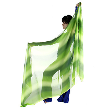 Производительность искусственного Шелкового сложный танец живота покрывалами для дам больше цветов