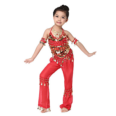 Танцевальная одежда Сплав с листья дизайн ожерелье танца живота для детей