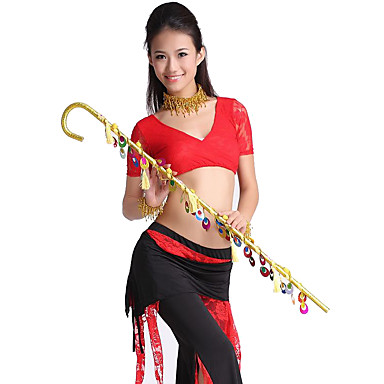 Производительность блестками танец живота Cane для дам больше цветов