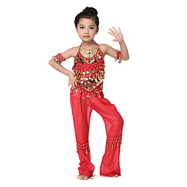 Танцевальная одежда Сплав с листья дизайн ожерелье танца живота для детей