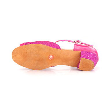 / Женские Игристые Блеск T-Strap Латинской / бальных Стильный детский Танцевальная обувь (больше цветов)