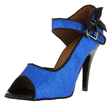 Индивидуальные женской танцевальной обуви Игристые Блеск