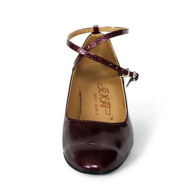 бального кожзаменителя верхней современной танцевальной обуви обувь для женщин больше цветов