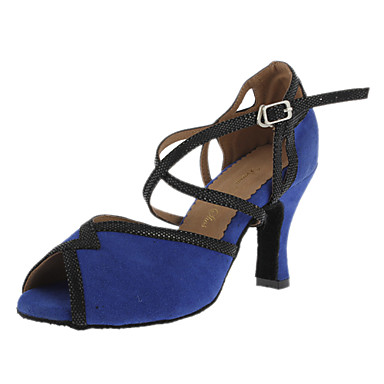 Индивидуальные Женский верх из замши Обувь для танцев
