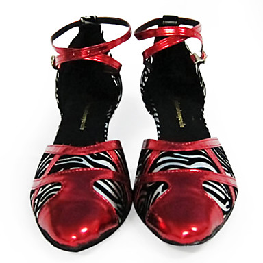 настроенные зебра печати с отделкой производительность латинские / бальные туфли (несколько цветов)