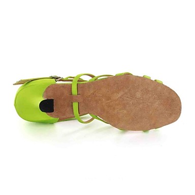 Атласные бальные туфли для латинских танцев (цвета в ассортименте)