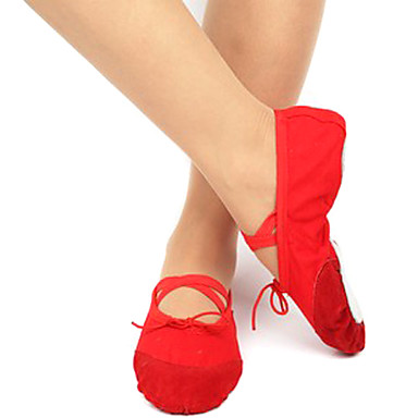 Красивые женщины и детские хлопок Верхний балета Обувь для танцев