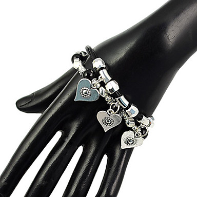Шарм Heart-Shaped Подвеска браслеты Br-1276
