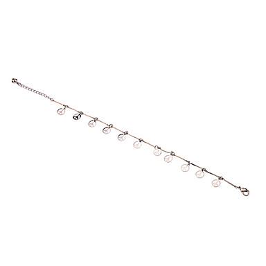 Peace Sign кулон металл Anklet (Platinum)