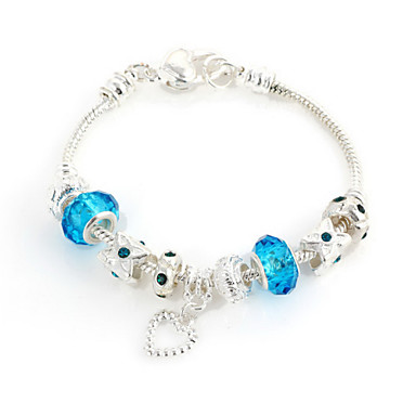 Сладостных 6.3cm Женская синий Кристалл Strand браслет (1 шт)