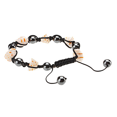 Башмаковидный Глазурь золотой слиток гематит вязать Bracelace