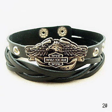 Weave Vintage кожаный браслет (разных цветов)