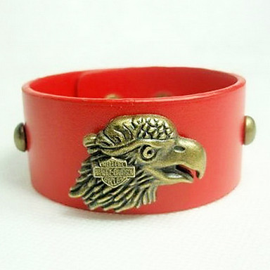 Vintage Eagle кожаный браслет (разных цветов)
