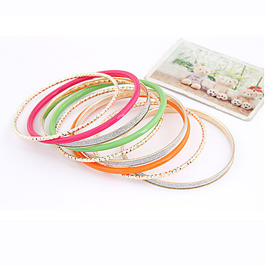 Позолоченный сплав Сияющий многорядового браслет (разных цветов)