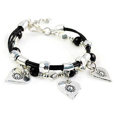 Шарм Heart-Shaped Подвеска браслеты Br-1276