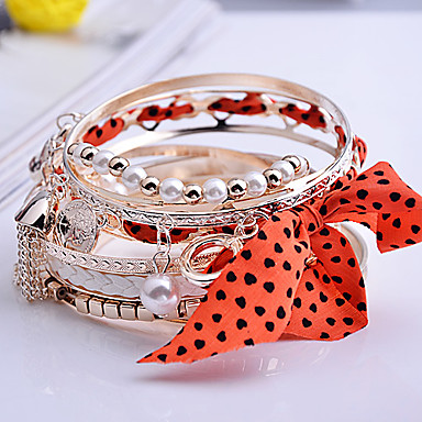 Позолоченный браслет Bowknot Set (разных цветов)
