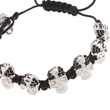 Череп лицу с стекла вязать Bracelace