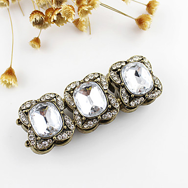 Медный позолоченный браслет Rhinestone