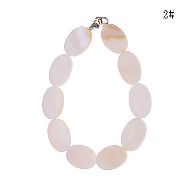 Lureme Сплав Cowry диск, подключенный браслет (разных цветов)