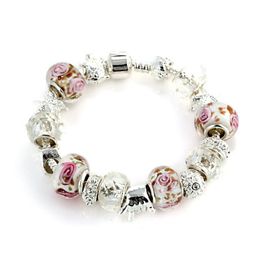 Сладостных 6.3cm Женская белый кристаллический Strand браслет (1 шт)