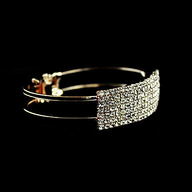 Женская мода 6.2cm золото / серебро сплава браслет (1шт)