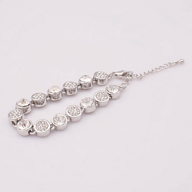 Сплав бисера связанных Rhinestone браслет