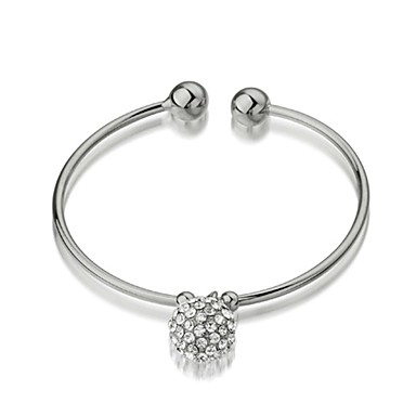Unique18K Роуз Позолоченные Crystal Ba подвеска браслет