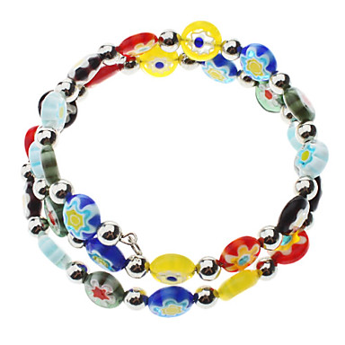 Little Round Flower Цветная глазурь браслет