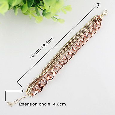 Сладостных 19.5cm Женская Золото Проба Wrap браслет (1 шт)