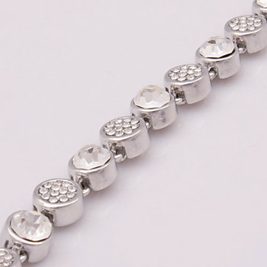 Сплав бисера связанных Rhinestone браслет