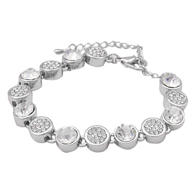 Сплав бисера связанных Rhinestone браслет