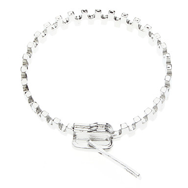 Silvery молнии браслет