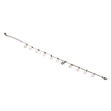 Выдалбливают звезда кулон металл Anklet (Platinum)