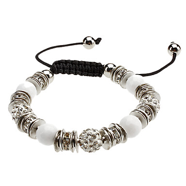 горный хрусталь шипованных многогранных шарик вязать bracelace