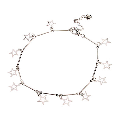 Выдалбливают звезда кулон металл Anklet (Platinum)