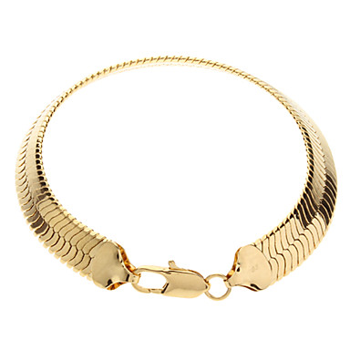 Моделирование двойного кольца Покрытие 24 каратного золота браслет