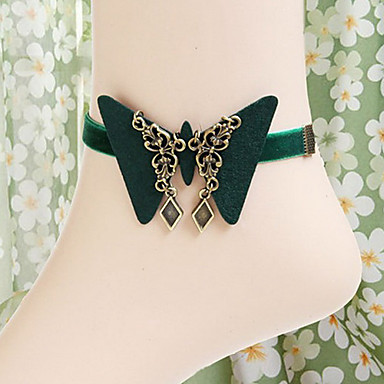 Vintage Butterfly ножной браслет