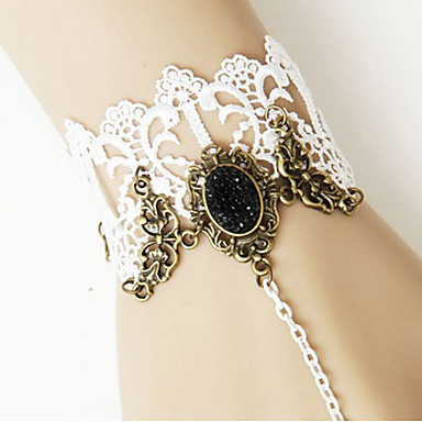 Vintage Palace Стиль Gem White Lace браслет
