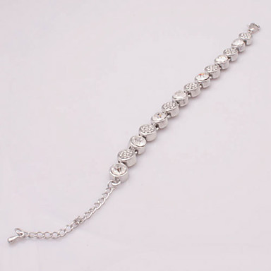 Сплав бисера связанных Rhinestone браслет