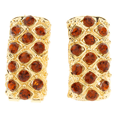 Двухцветный Aloy Tartan Design Rhinestone шипованных комплект ювелирных изделий